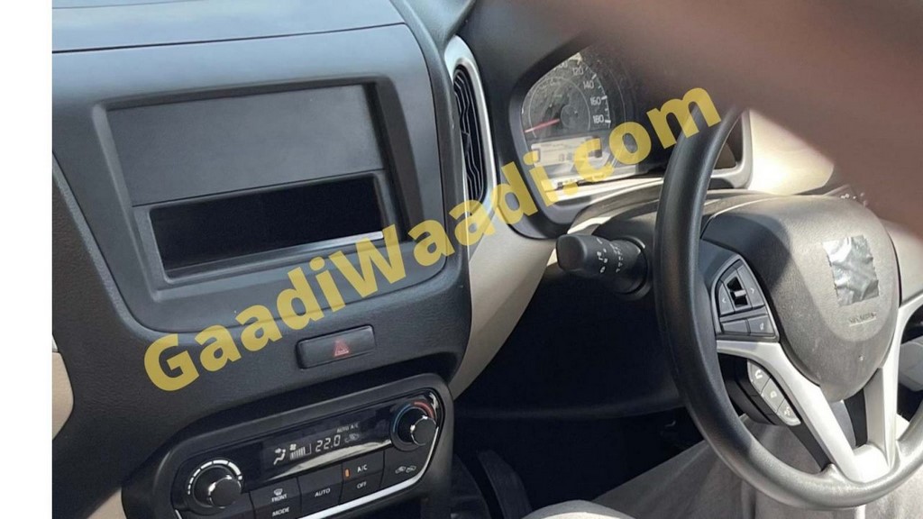 Maruti Wagon R EV Interior Spied