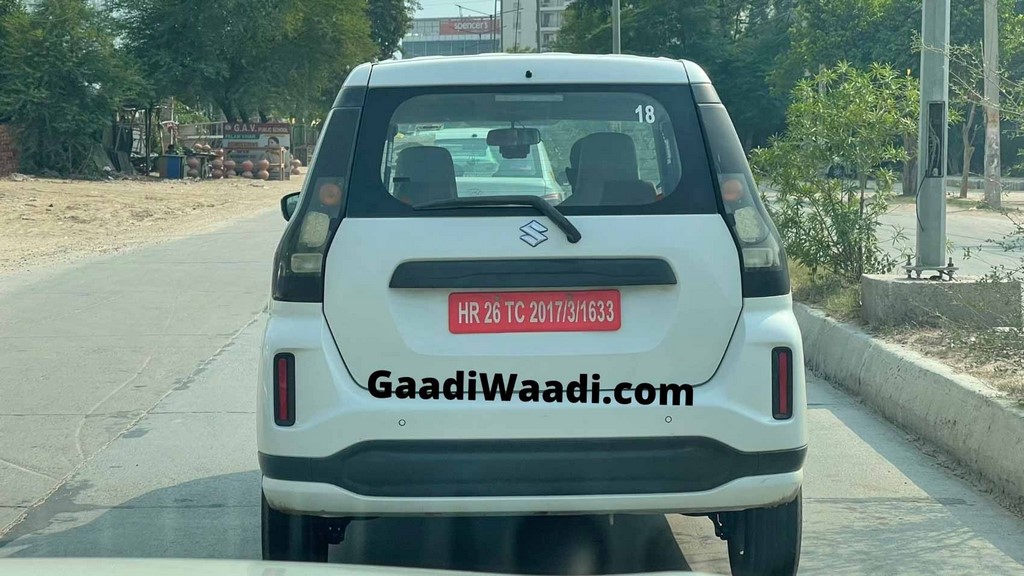 Maruti Wagon R EV Spotted Rear