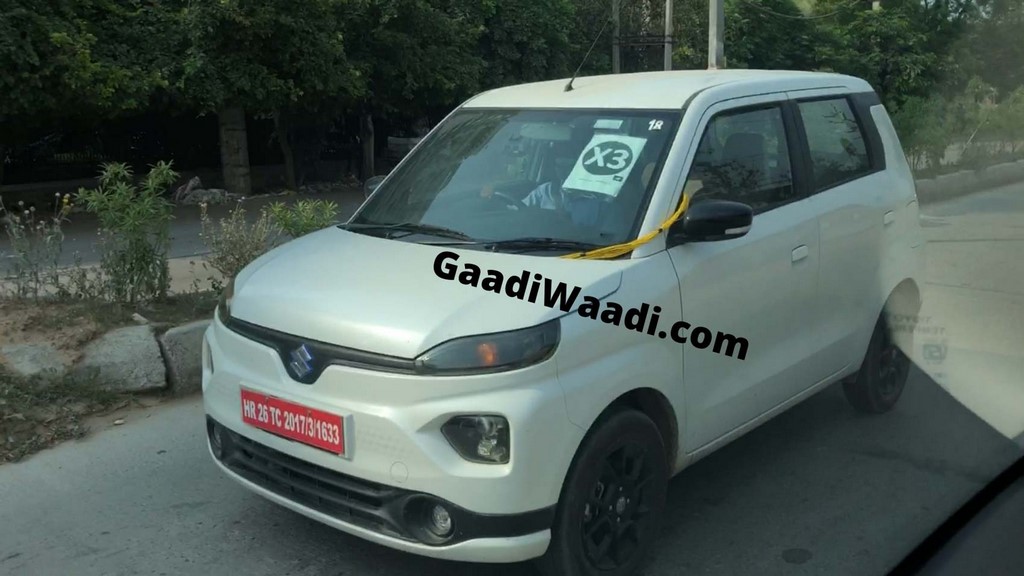 Maruti Wagon R EV Spotted