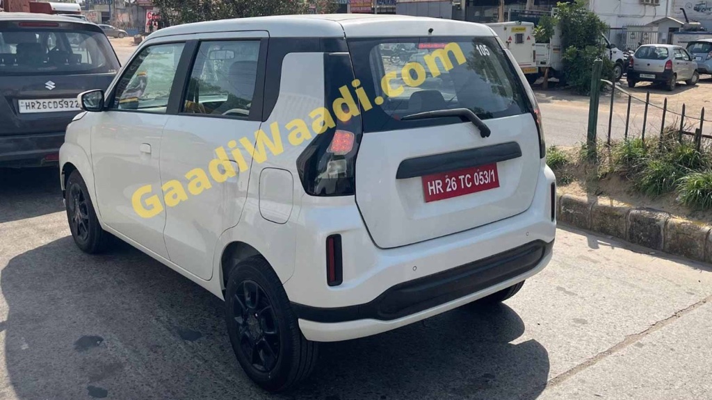 Maruti Wagon R Electric Rear Spied