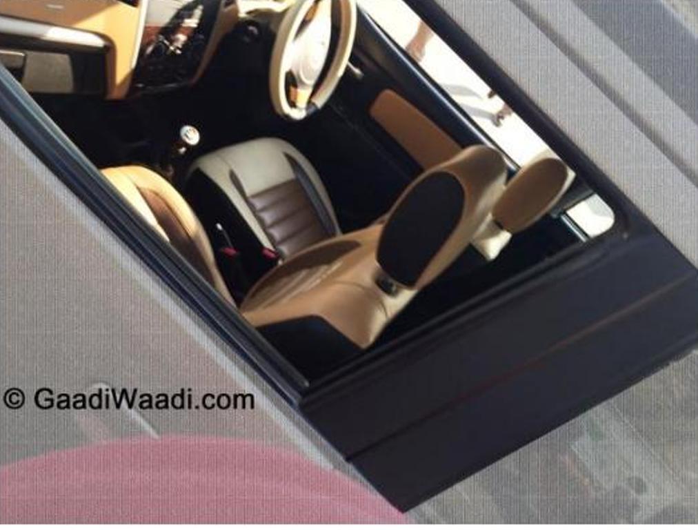 Maruti Wagon R XRest Edition Spied Interiors
