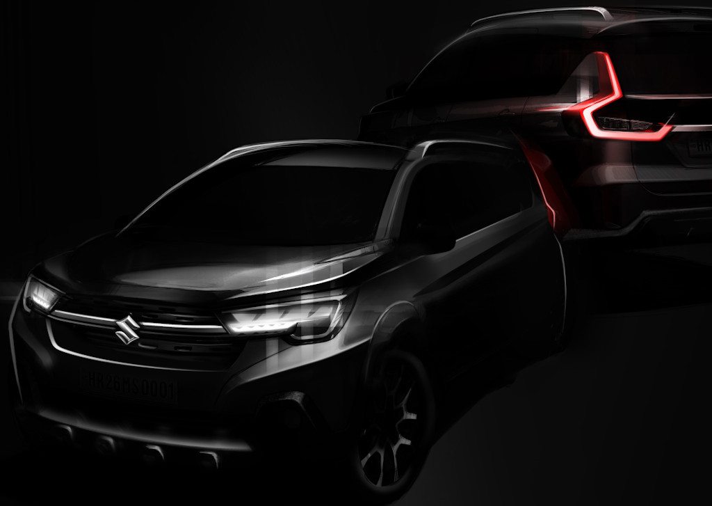 Maruti XL6 Official Sketch Revealed