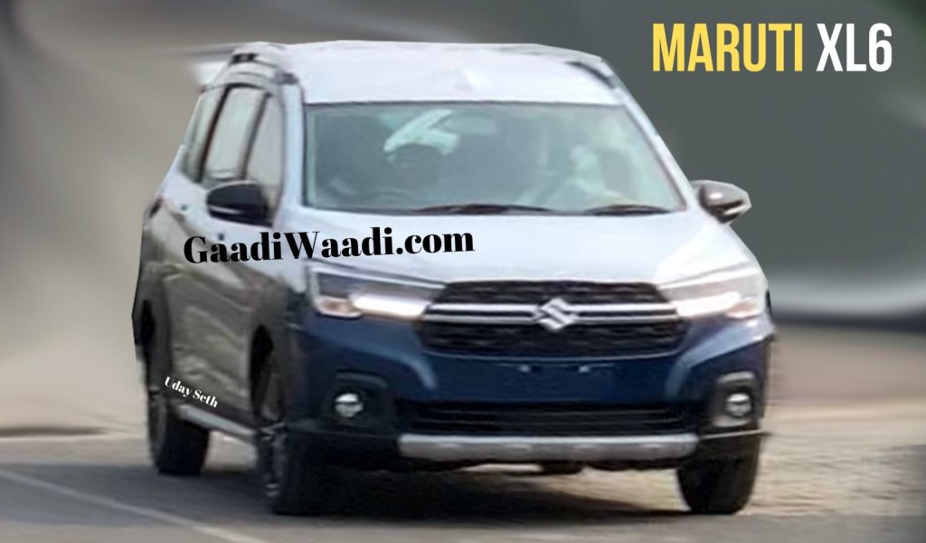 Maruti XL6 Spied