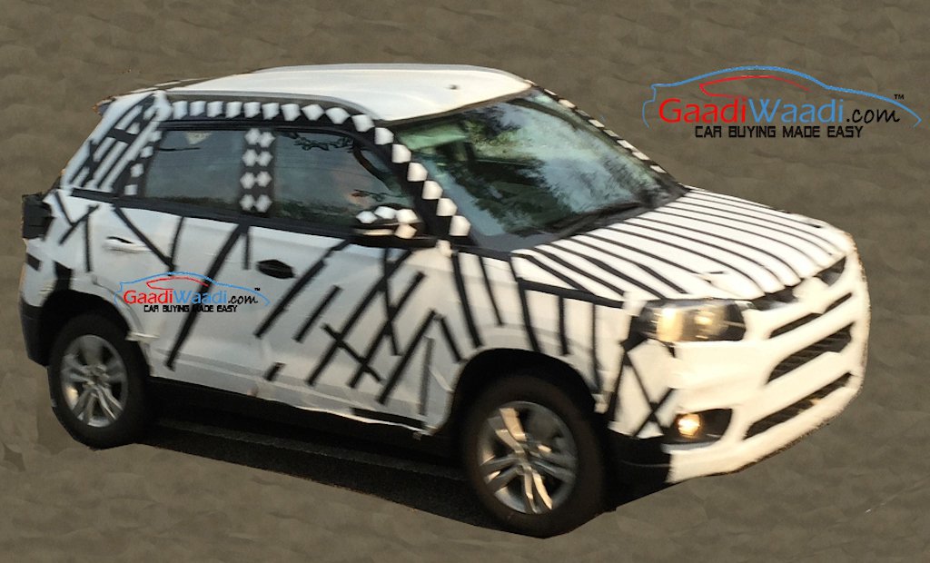 Maruti YBA Compact SUV Spy Shot