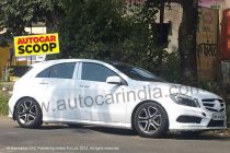 Mercedes A Class Spotted In India
