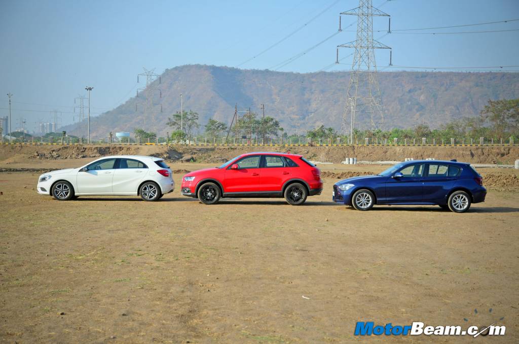 Mercedes A-Class vs Audi Q3 vs BMW 1-Series