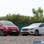 Mercedes A-Class vs Fiat 500
