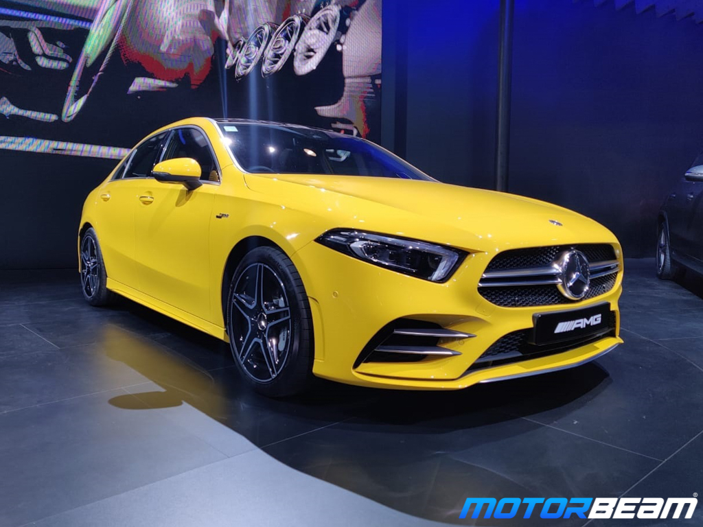 Mercedes Amg A35 Showcased At Auto Expo