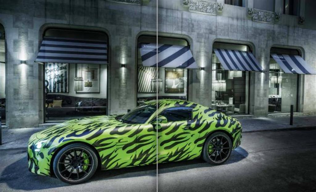 Mercedes AMG GT Spy Picture