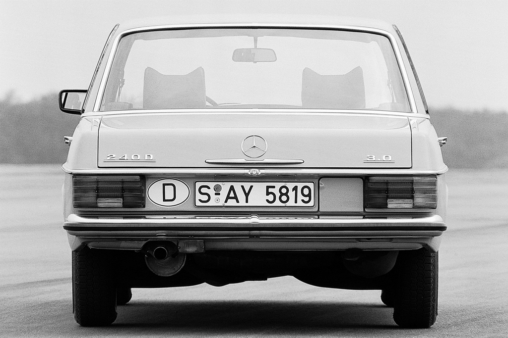 Mercedes Benz 240D Rear