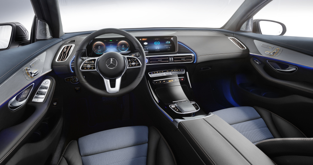 Mercedes Benz EQC Dashboard