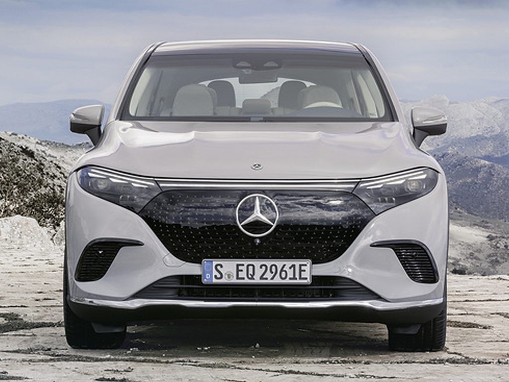 Mercedes Benz EQS SUV Unveil Front