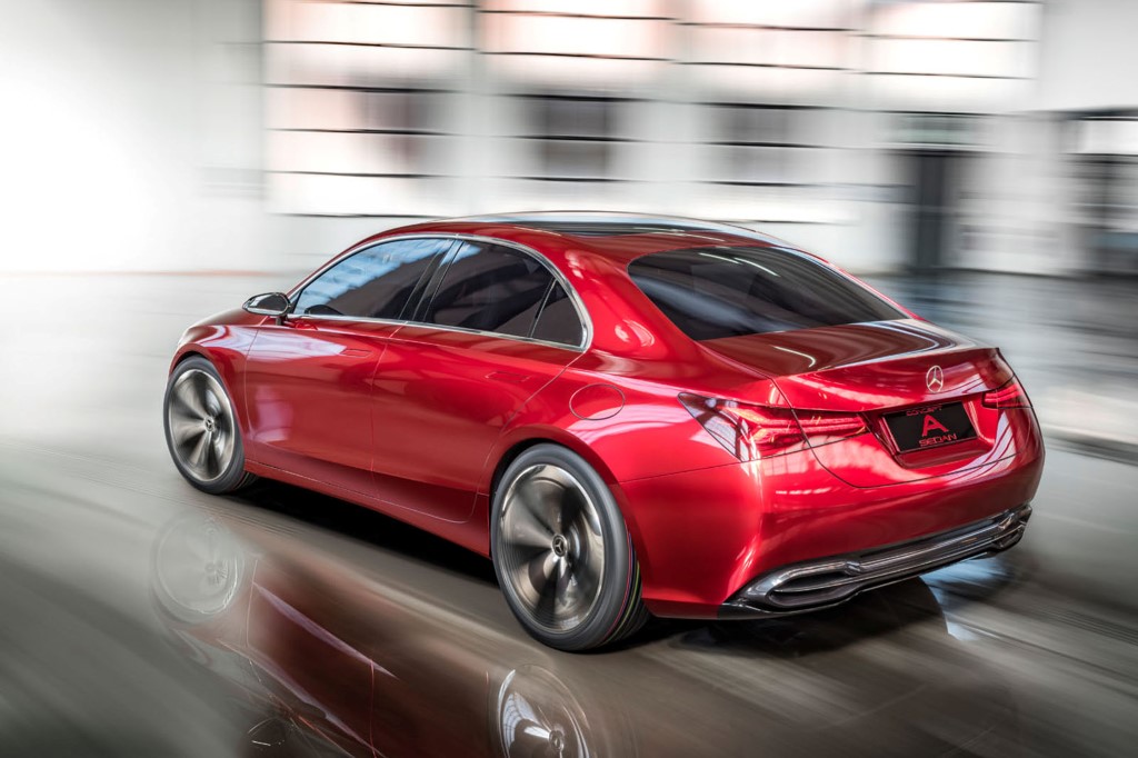 Mercedes Concept A Saloon Rear