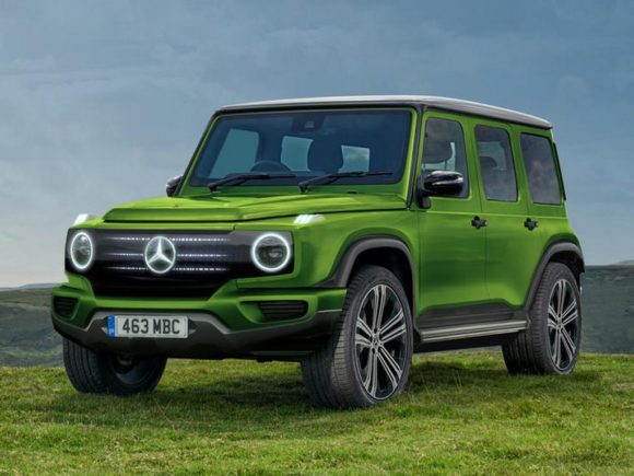 Mercedes EQG Rendering