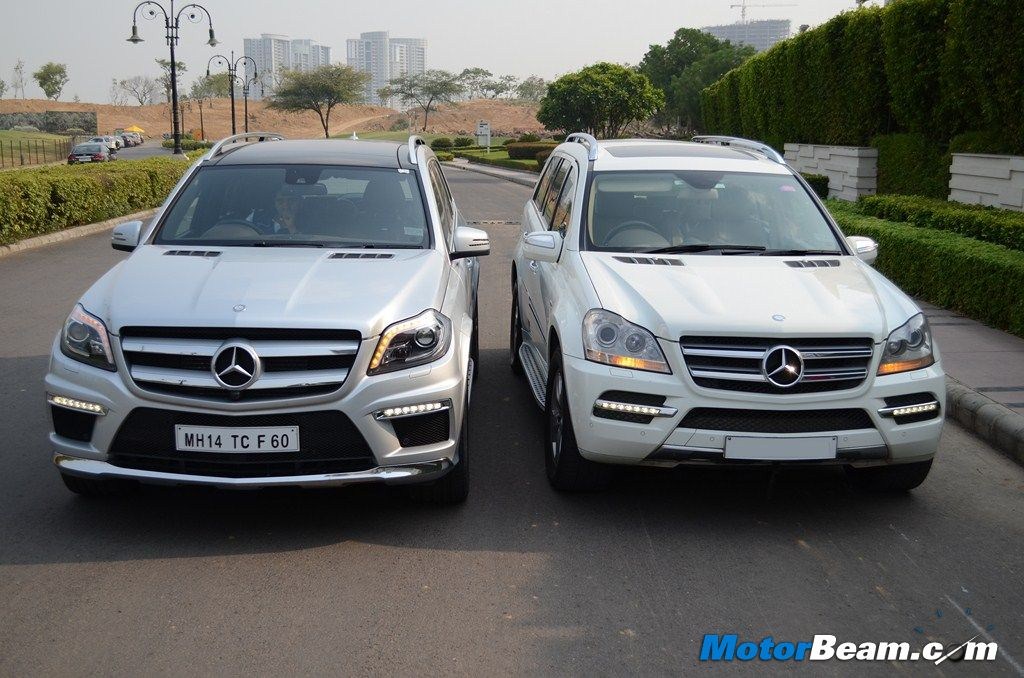 Mercedes GL 350 CDI Old vs New Front