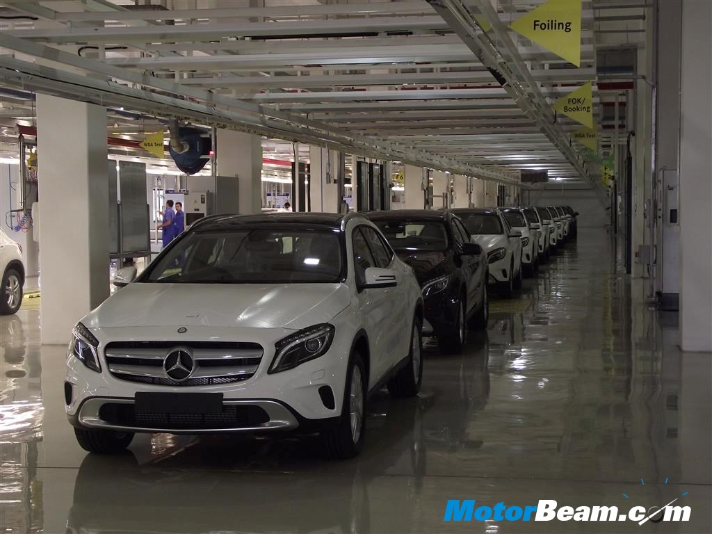 Mercedes GLA Production Line