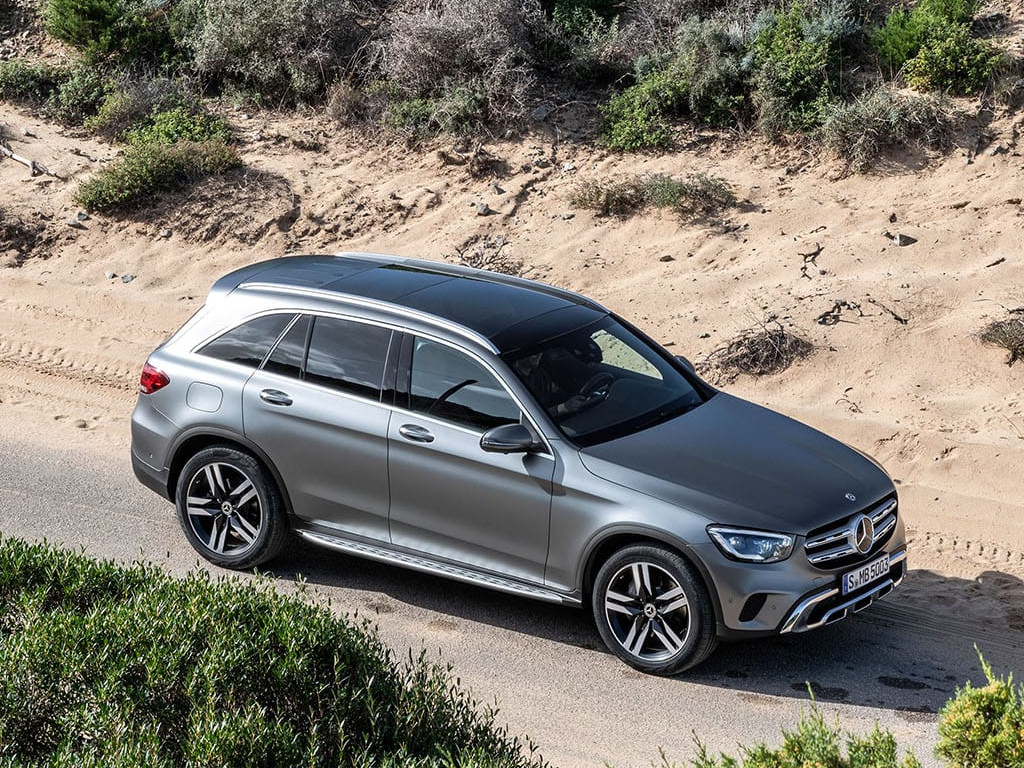 Mercedes GLC Facelift Top View