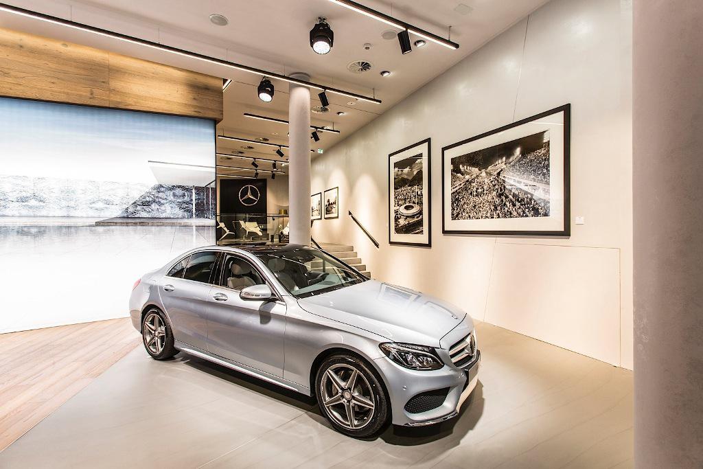 Mercedes Me Store Display Area