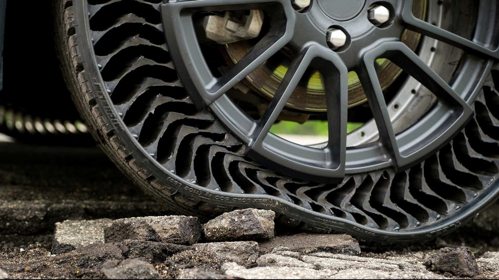 Michelin Airless Tyre Working