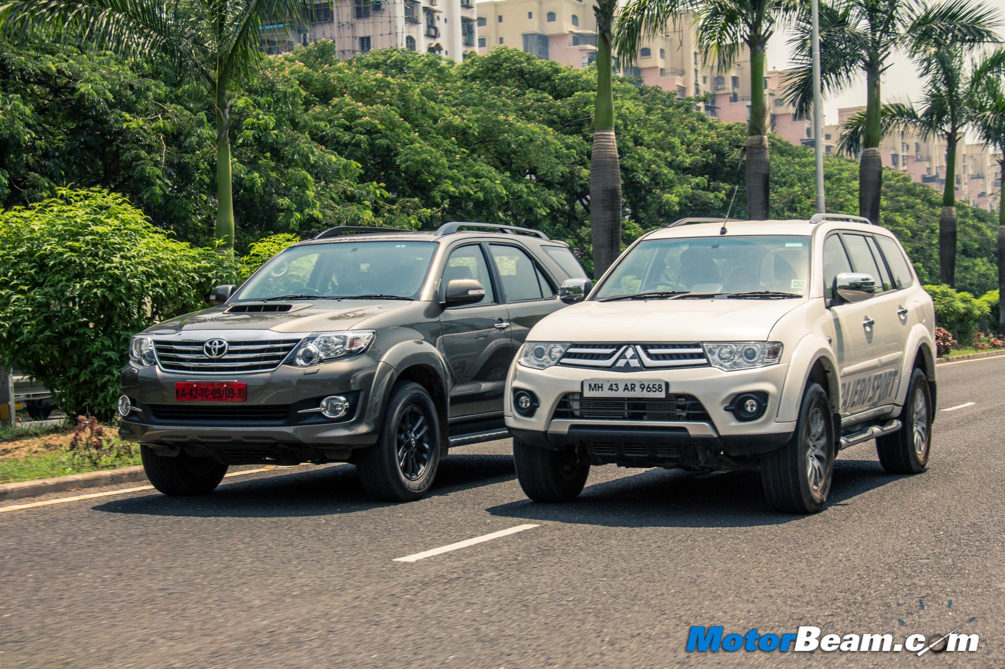 Mitsubishi Pajero Sport vs Toyota Fortuner Comparison