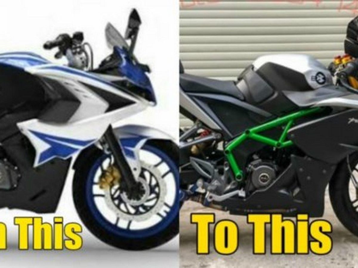 Pulsar Rs 0 Modified With Kawasaki Ninja H2r Inspiration Motorbeam