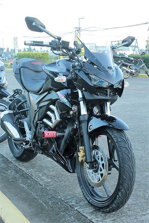 Modified Gixxer Front Three Quarters