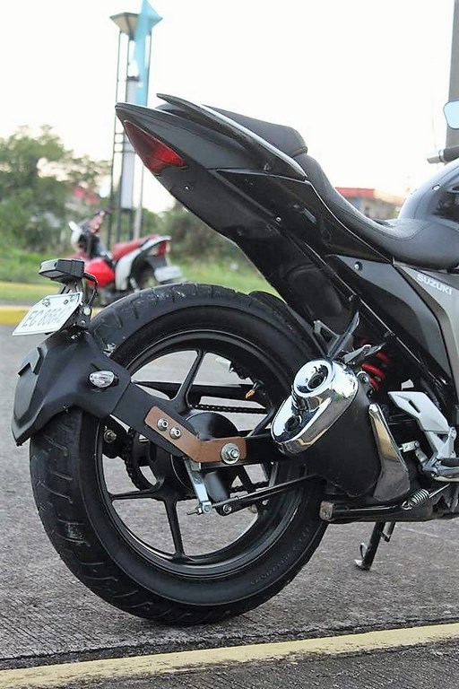 Modified Gixxer Rear Section
