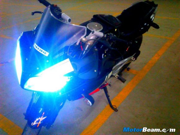 Modified Pulsar Twin Headlights