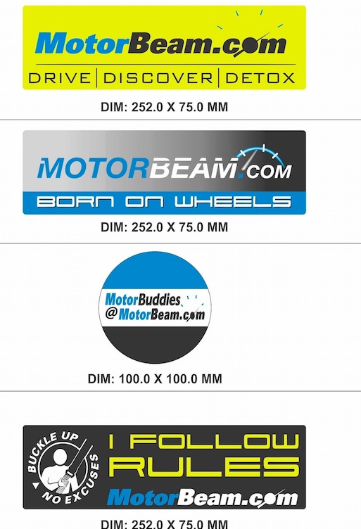 MotorBeam Stickers For Cars