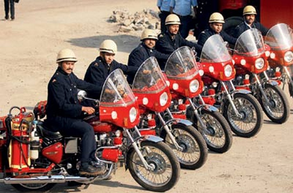 Motorcycle firebrigade fleet