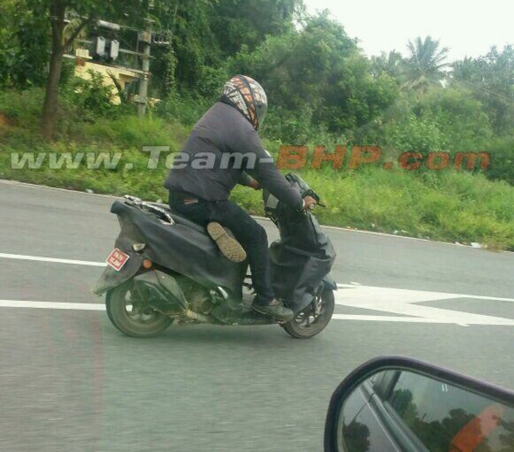 New Honda Scooter Spied