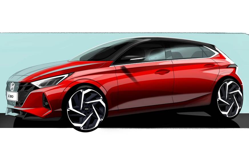 Next-Gen Hyundai i20 Front Sketch