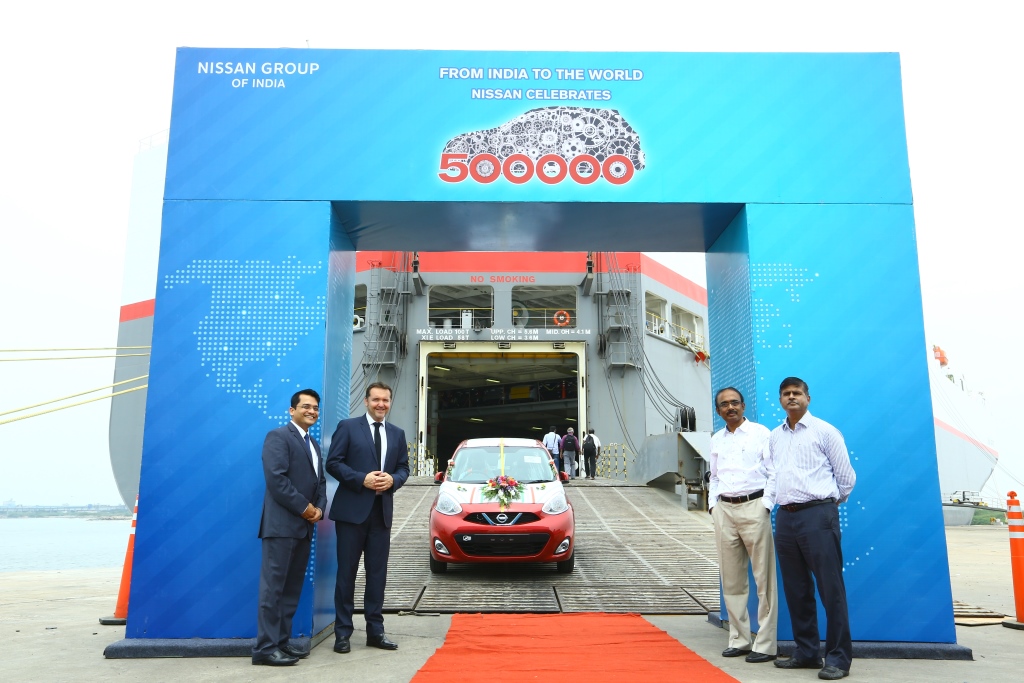 Nissan India 5 Lakh Exports Micra