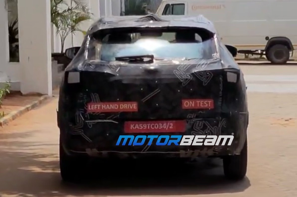 Nissan Magnite Facelift Rear Prototype