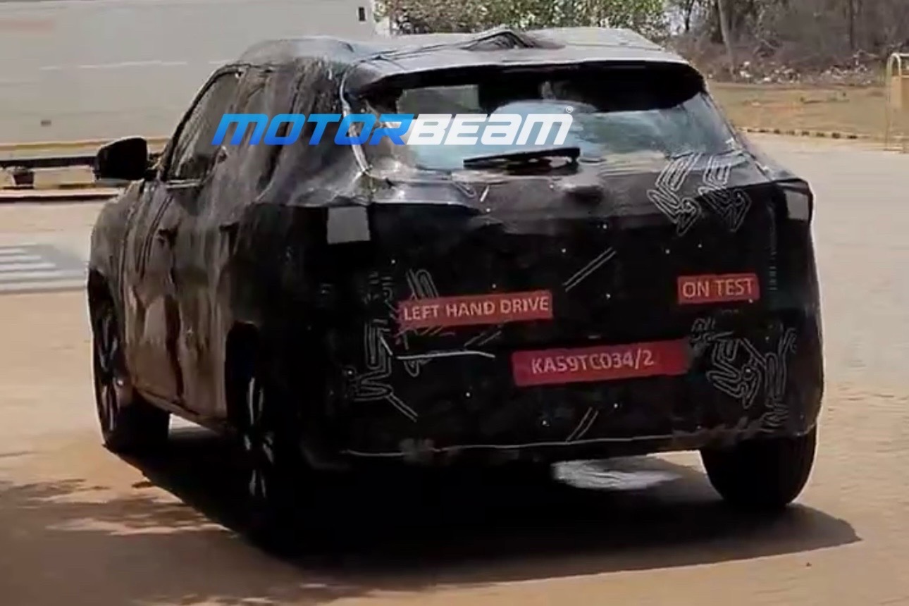 Nissan Magnite Facelift Spied