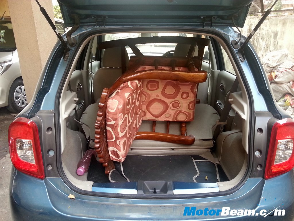 Nissan Micra Boot Space