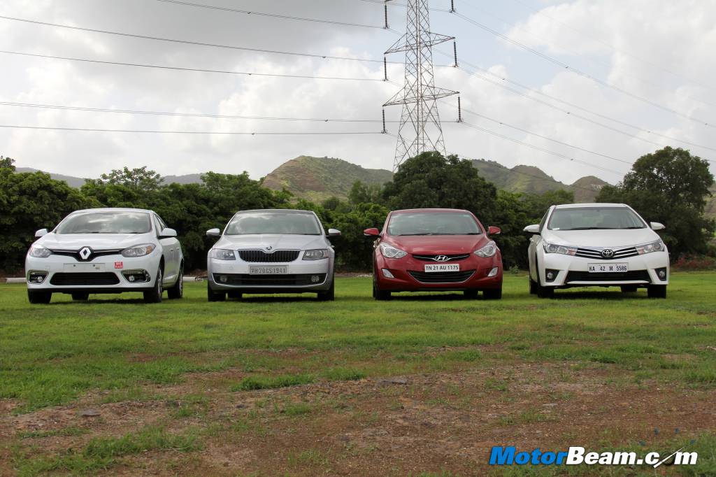 Octavia vs Corolla vs Elantra vs Fluence Review