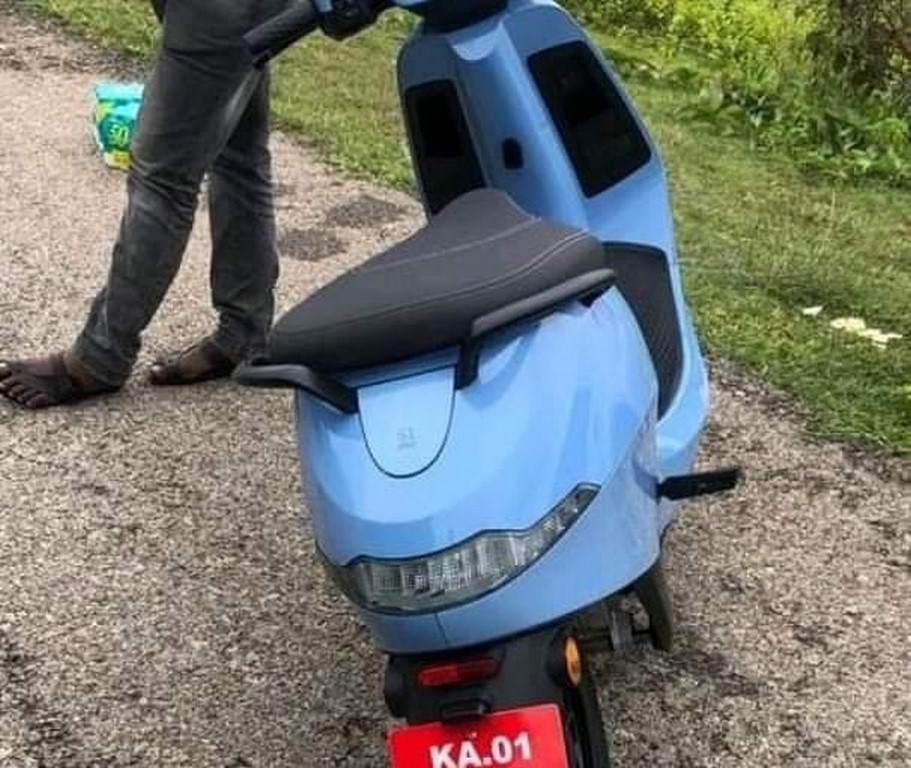 Ola Electric Scooter Spied Rear