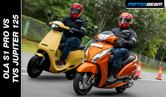 Ola S1 Pro vs TVS Jupiter 125