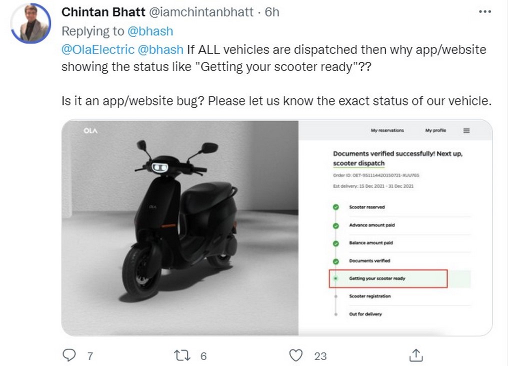 Ola Scooter Customers