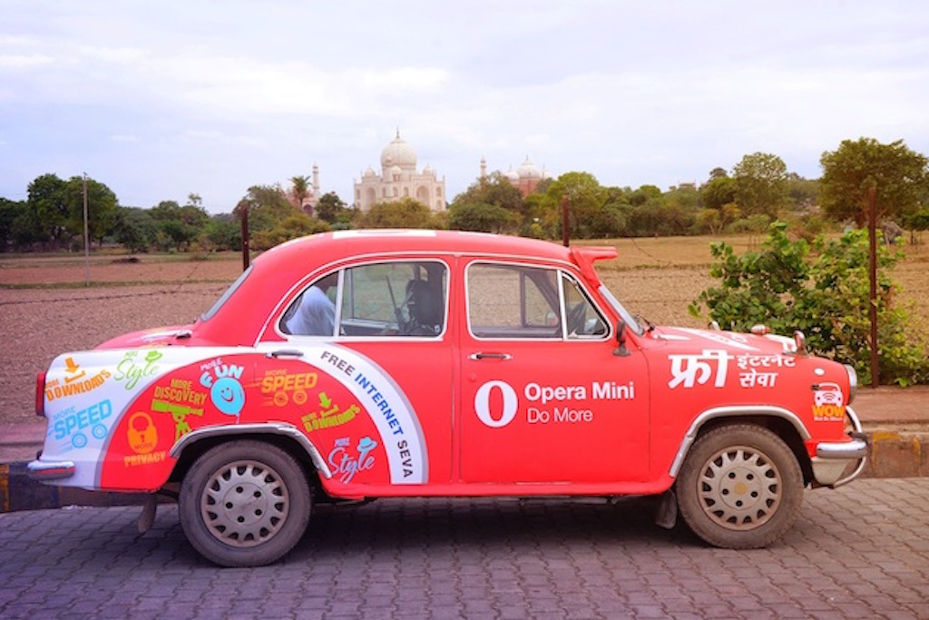 Opera Web On Wheels Car
