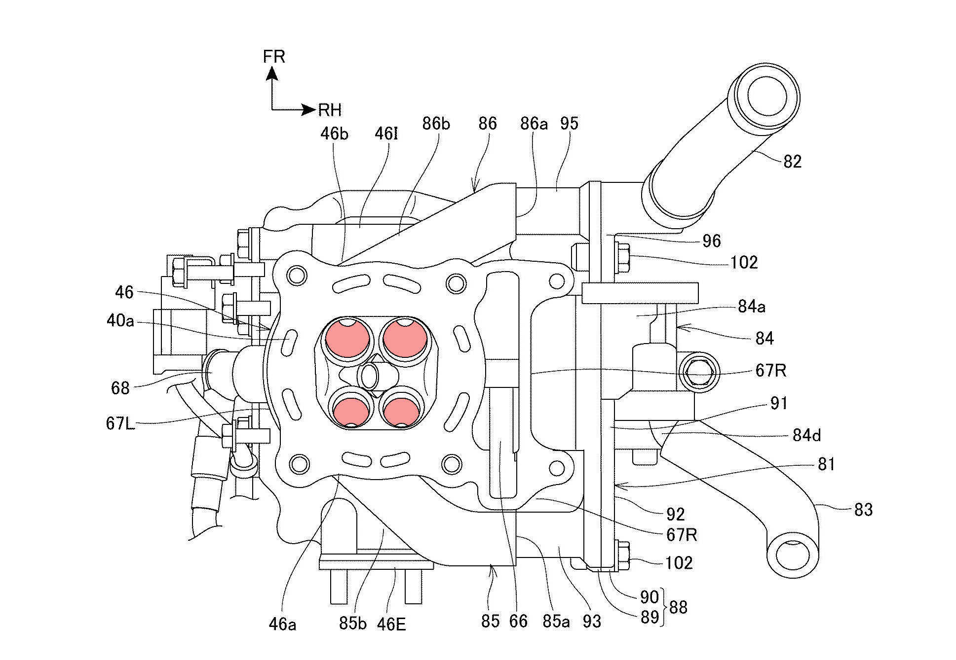 Honda 2-Wheeler 4-valve engine Leak