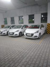 Peugeot 208 Spied In India