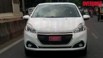 Peugeot 208 Spied In India