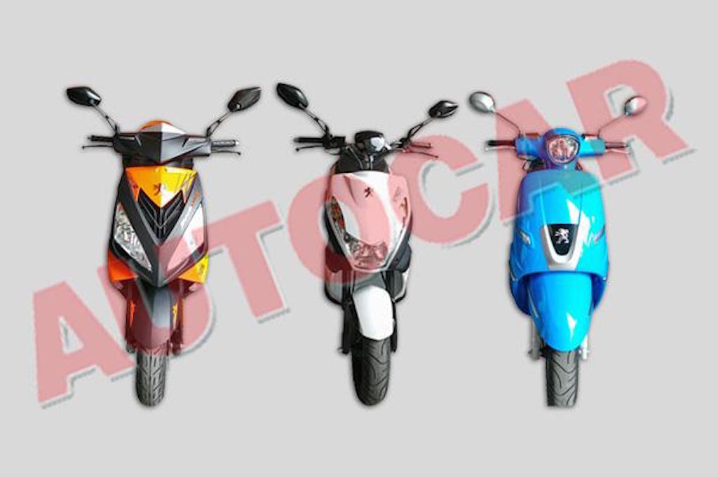 Peugeot Scooters India Spied