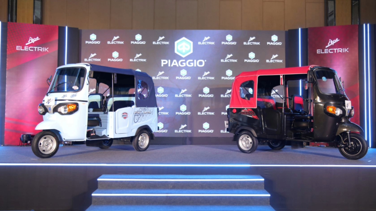 Piaggio Apé E-City Ultra and the Apé E-City FX Maxx front