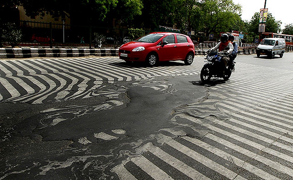 Poor Quality Roads Delhi