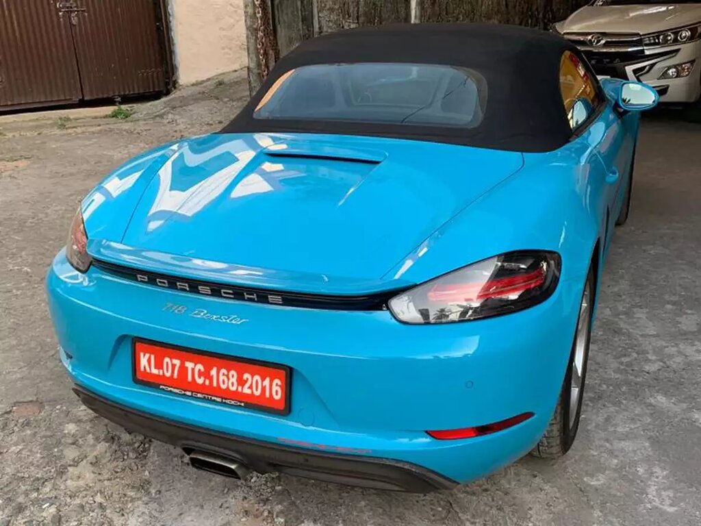Porsche 718 Boxster Registration
