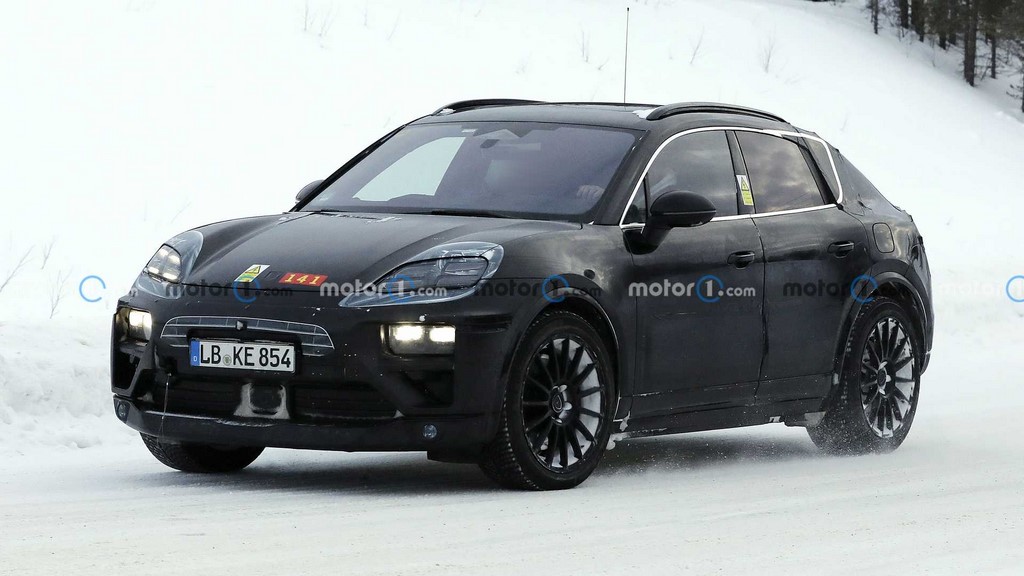 Porsche Macan EV Spied