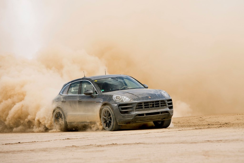 Porsche Macan SUV testing